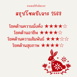 คำทำนายสำหรับคนเกิดปีเถาะในปี 2568