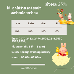 วิธีแก้ปีชง ง่ายๆ 2024