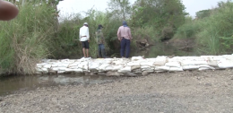 เกษตรกร2ตำบลในอำเภอวังเหนือเริ่มได้รับผลกระทบจากภัยแล้งแม่น้ำวังเริ่มแห้งขอด