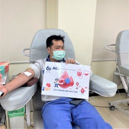 Rayong member Give Blood