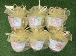 แก้วกาแฟเบญจรงค์ ของชำร่วยงานศพ