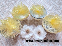 ของชำร่วยงานฌาปนกิจ ชามห่อผ้า