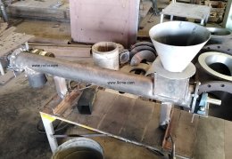 Build a screw conveyor to test feed with carbon black.