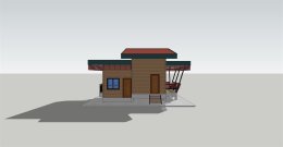 ด้านหลังร้านอาหาร
