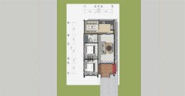 แปลนบ้านโมเดิร์น2ห้องนอน