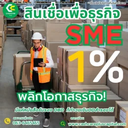 สินเชื่อเพื่อธุรกิจ SME พลิกโอกาสธุรกิจ