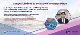 Congratulations to Phatsawit Wuamprakhon