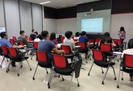 ภาพบรรยากาศ การอบรมเชิงปฎิบัติการ “เทคนิคการร่างคำขอและการพิจารณา ความสามารถในการขอรับความคุ้มครองสิทธิบัตร” 8 ตุลาคม 2563