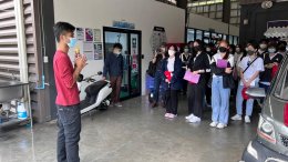 CEST ให้การต้อนรับคณะศิลปศาสตร์ สาขาวิชาอุตสาหกรรมการบริการการบิน มหาวิทยาลัยเทคโนโลยีราชมงคลธัญบุรี ในโอกาสเข้าเยี่ยมชมสถาบันวิทยสิริเมธี (VISTEC) วันที่ 2 ธันวาคม 2564