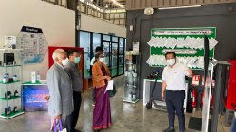 ศูนย์ความเป็นเลิศด้านเทคโนโลยีกักเก็บพลังงาน (CEST) ให้การต้อนรับ H.E. Suchitra Durai (เอกอัครราชทูตอินเดียประจำประเทศไทย) ในโอกาสเข้าเยี่ยม สถาบันวิทยสิริเมธี (VISTEC) วันที่ 29-04-2565