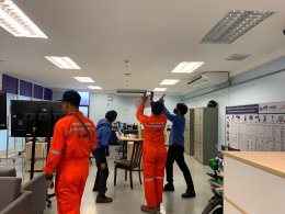 ซ้อมอพยพหนีไฟ ประจำปี 2563 วันที่ 7 ธันวาคม พ.ศ.2563