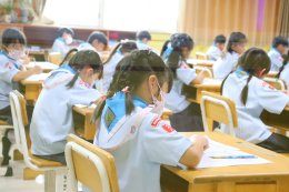 บรรยากาศการสอบปลายภาคเรียนที่ 1 ปีการศึกษา 2568