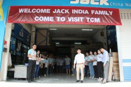 ตัวแทน JACK อินเดีย เข้าเยี่ยม TCM Sewing Machine ไทย