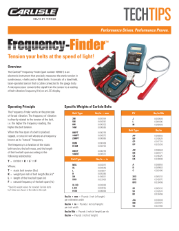 วิธีการใช้งาน Tensioning with the Frequency Finder
