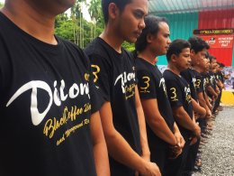 Employee of delongcoffee to the remembrance of His Majesty King Bhumibol Adulyadej's.