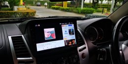 MISUBISHI PAJERO SPORT ติดตั้งเครื่องเสียงรถยนต์ 2 din Android Ram 2 Rom 64 ตรงรุ่น