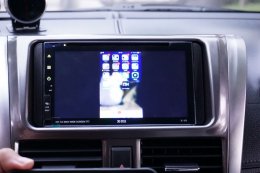 TOYOTA NEW YARIS ติดตั้งเครื่องเสียงรถยนต์ 2 din X-169 เชื่อมต่อ iOS & Android ครบ