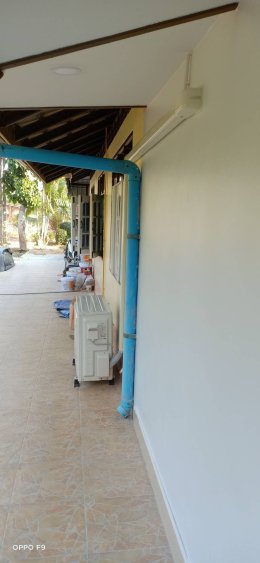 บ้านคุณสวรรยา ติดตั้งแอร์ แบบติดผนัง 6402011