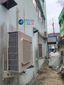 กลุ่มงานป้องกันและควบคุมโรค สำนักการสาธารณะสุขและสิ่งแวดล้อม เทศบาลเมืองมาบตาพุด ติดตั้งแอร์ แบบแขวนใต้ฝ้า Discovery TSF-Series R410a (CARRIER #WorldclassExperts)