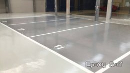 Epoxy self - leveling