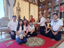นายจิตรกร เผด็จศึก ประธาน ร่วมแสดงมุทิตาจิตสักการะแด่ท่านเจ้าคุณพระประชาธรรมนาถเจ้าคณะจังหวัดฉะเชิงเทรา(ฝ่ายธรรมยุต)เจ้าอาวาสวัดสมานรัตนาราม เนื่องในวันคล้ายวันเกิดครบอายุ 49 ปี  