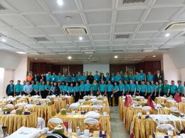 นายจิตรกร เผด็จศึก ประธานหอการค้า เป็นวิทยากรบรรยายพิเศษ