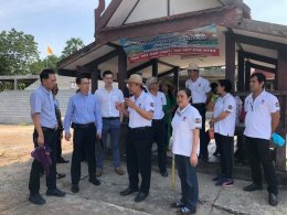 คณะกรรมการหอการค้าไทย ตรวจเยี่ยมโครงการหอการค้าฉช.