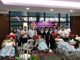 โครงการบริจาคโลหิต 60 พรรษา หอการค้าร่วมใจ ถวายเป็นพระราชกุศล 