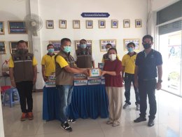 มอบหน้ากากอนามัย แอลกอฮอล์สเปรย์ ให้กับ ส่วนราชการ และหน่วยงานที่สำคัญ