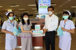 มอบหน้ากากอนามัย แอลกอฮอล์สเปรย์ ให้กับ ส่วนราชการ และหน่วยงานที่สำคัญ