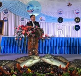 หอการค้าจังหวัดฉะเชิงเทราสนับสนุนงาน “เอ็กซ์โปสัตว์น้ำไทย 2019 (Thai Aqua Expo 2019)” 