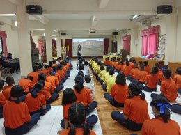 โครงการช่วยลดการติดเอดส์จากแม่สู่ลูกและการป้องกันการมี เพศสัมพันธ์ก่อนวัยอันควร ในวันที่ 22  กันยายน  2565  ที่ห้องประชุมโรงเรียนบ้านวังสิงห์ ม.2 ตำบลสิงห์ อำเภอไทรโยค จังหวัดกาญจนบุรี  