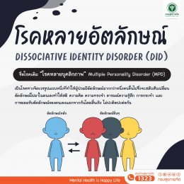 โรคหลายอัตลักษณ์ Dissociative Identity Disorder