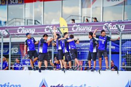 ยามาฮ่า ไทยแลนด์ เรซซิ่งทีม ผงาดโพเดี้ยมโฮมเรซ...รุ่นใหญ่ โฟลท-ตั้นรั้งอันดับ 1-2 รุ่นเล็ก ตี คว้าอันดับ 3 ฟอง-ต๋ง ติดท็อปเท็น