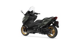 ยามาฮ่าเปิดตัว TMAX Tech Max สีใหม่ Tech Kamo และ Power Grey ครั้งแรกในเอเชียในงานมอเตอร์เอ็กซ์โป
