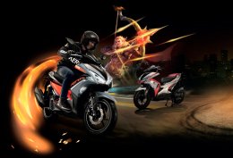New YAMAHA AEROX 155 สกินใหม่...สุดเร้าใจ ยามาฮ่า แอร็อกซ์ 155 ใหม่ ที่สุด...แห่งสปอร์ตออโตเมติกระดับ MVP