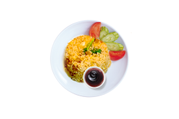 ข้าวผัดกุนเชียงคั่ว