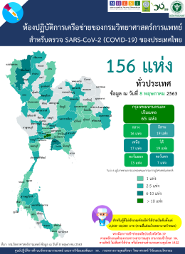 สถานการณ์การติดเชื้อโควิด-19 ในอาเซียน  ณ วันที่ 9 พฤษภาคม 2563 เวลา 19.30 น. 