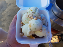 Dayicecream #0001 ตัวอย่างแฟรนไชส์ ไอศครีมกะทิสด เดย์ ไอศครีม ( ไอศครีมกะทิสด ไอศครีมรวมมิตร ไอศครีมโกโก้ โฮมเมด ที่ดีที่สุด ) ภาพร้าน สาขากังบ๊วย 15.10.61