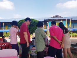 Dayicecream #0007 ส่งไอศครีมเลี้ยง งานแต่งงานของคุณอ๋อง กับ คุณเหมี่ยว ที่ รร.วัดตาก้อง จ.นครปฐม ^ ^