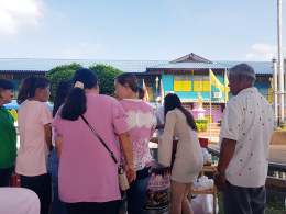 Dayicecream #0007 ส่งไอศครีมเลี้ยง งานแต่งงานของคุณอ๋อง กับ คุณเหมี่ยว ที่ รร.วัดตาก้อง จ.นครปฐม ^ ^