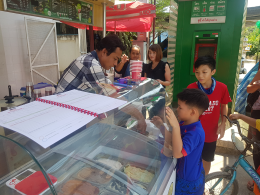 Dayicecream #0018 สาขาที่13 ปั้ม ปตท.นงลักษณ์ ต.กรับใหญ่ อ.บ้านโป่ง