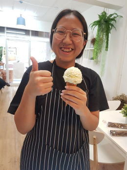 Dayicecream #0033 สาขาที่22 ร้าน Mr.Nop ( ครูนพติวเตอร์ ) ลาดกระบัง 13/8