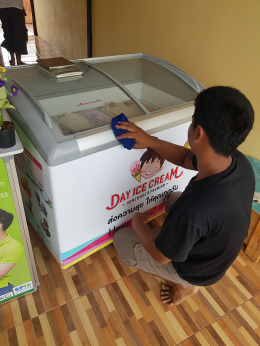 Dayicecream #0043 สาขาที่31 ร้านกาแฟคุณเก่ง (ข้าง - วัดเปรมประชากร บางประอิน อยุธยา ) 