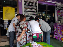 Dayicecream #0046 สาขาที่34 ร้านพี่อ้อ อาหารตามสั่ง&เครื่องดื่ม (ร้านสีม่วง) หน้า รพ.พระสมุทรเจดีย์ 