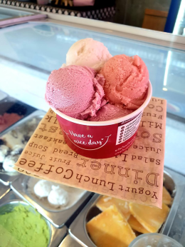 Dayicecream #0056 สาขา ร้านคิดถึงสเต็ก & เค้ก Home Cafe’ สุราษฎร์ธานี