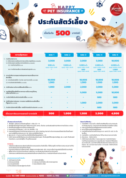 ประกันภัยสัตว์เลี้ยง Jmart  Pet Insurance