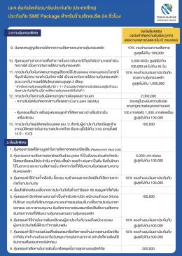 ประกันร้านซักอบรีด 24 ชั่วโมง | Tokio SME Sabai ซัก  