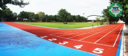 ลู่วิ่งลานกรีฑา โรงเรียนนานาชาติ ธาราพัฒนา พัทยา