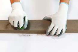 Cleaning artificial wood is easy!!!
